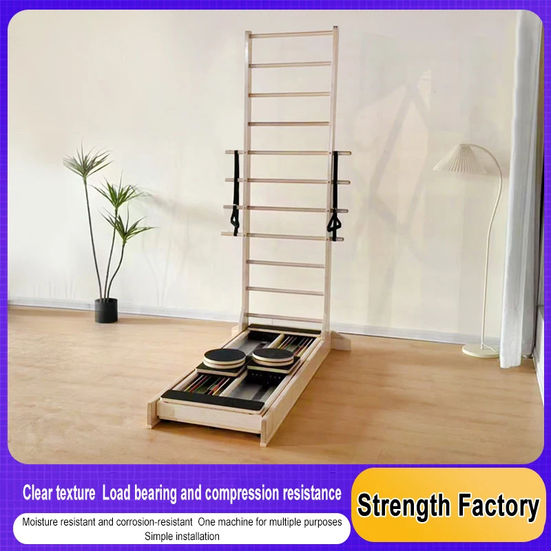 Customized Pilates Ladder Bed Core Bidirectional Sliding Ladder Bed Sliding Ladder Bed Yoga Gym Stretch Pilates Ladder Bed