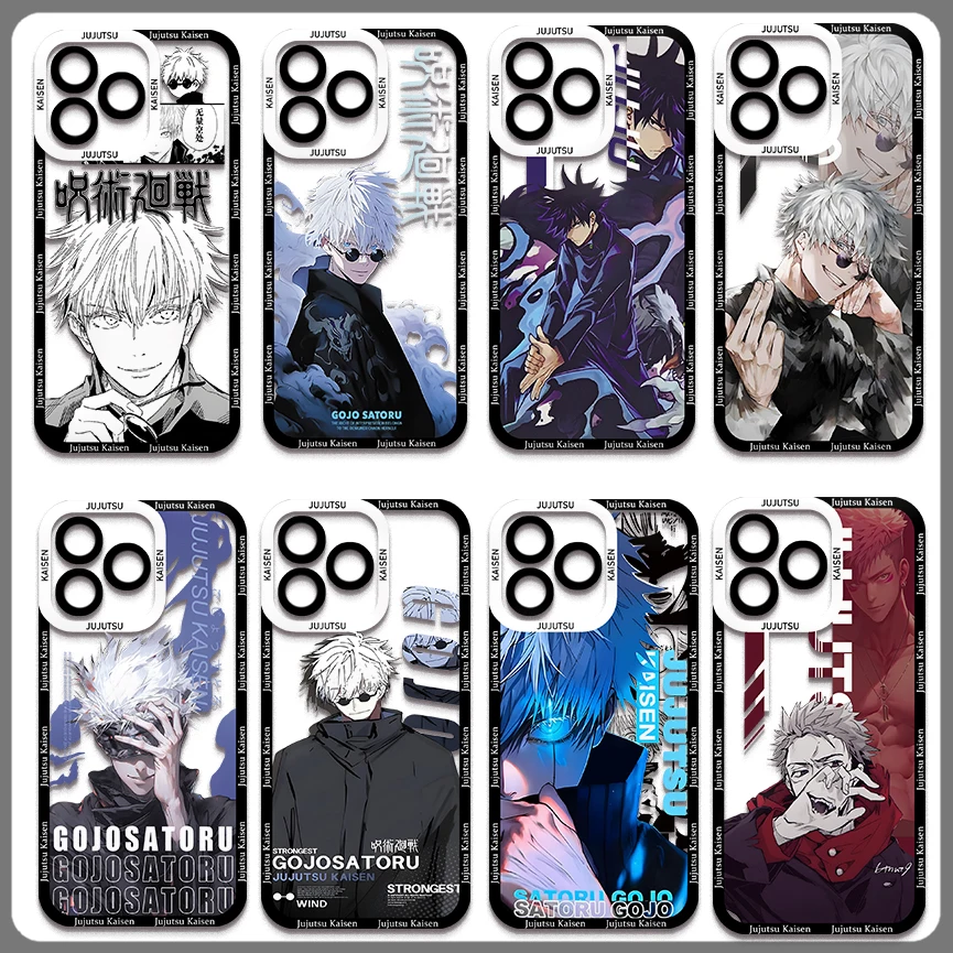 Anime Jujutsus Kaisen Handy hülle für Xiaomi Redmi 13 12 12c 10 10c 9 9a 9t 9c 11t poco x3 x4 x5 pro nfc gt 4g 5g Abdeckung