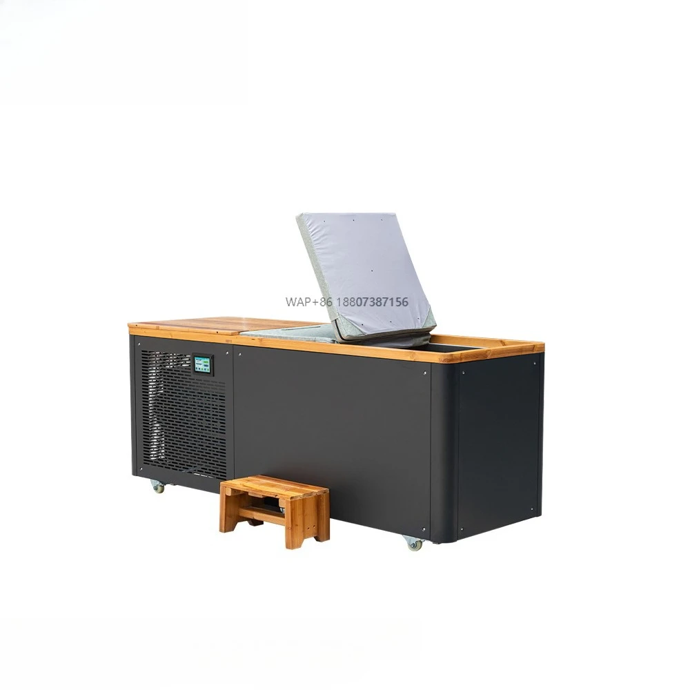 

Wi-Fi Control New Design Wooden Outdoor Wood Cold Plunge Tub Cooling Unit Portable Ice Bath Tub Chiller for Athletes