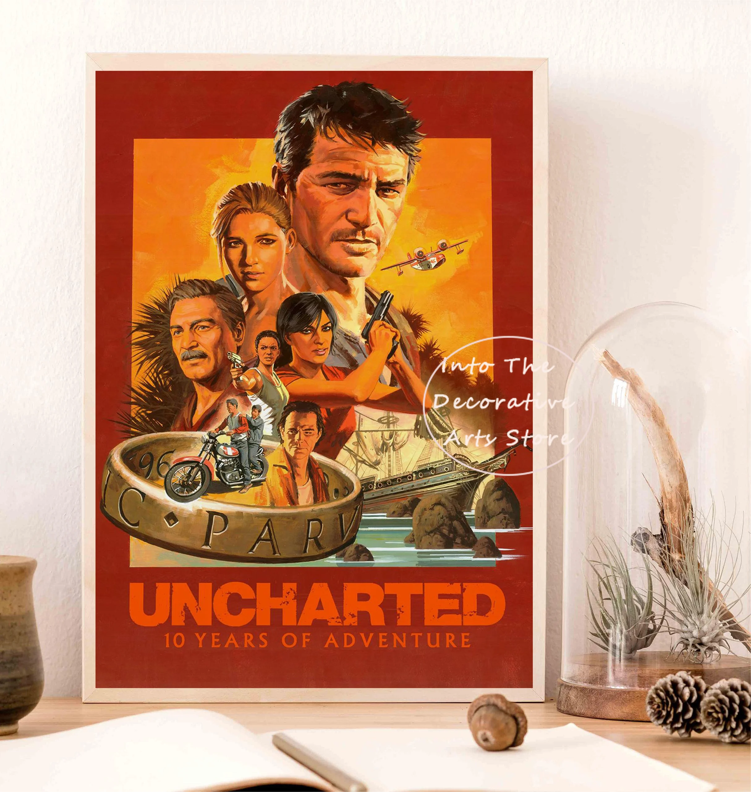 Uncharted 4 A Thiefs End New Game lienzo pintura carteles impresiones lienzo pintura pared arte imagen sala de estar decoración del hogar