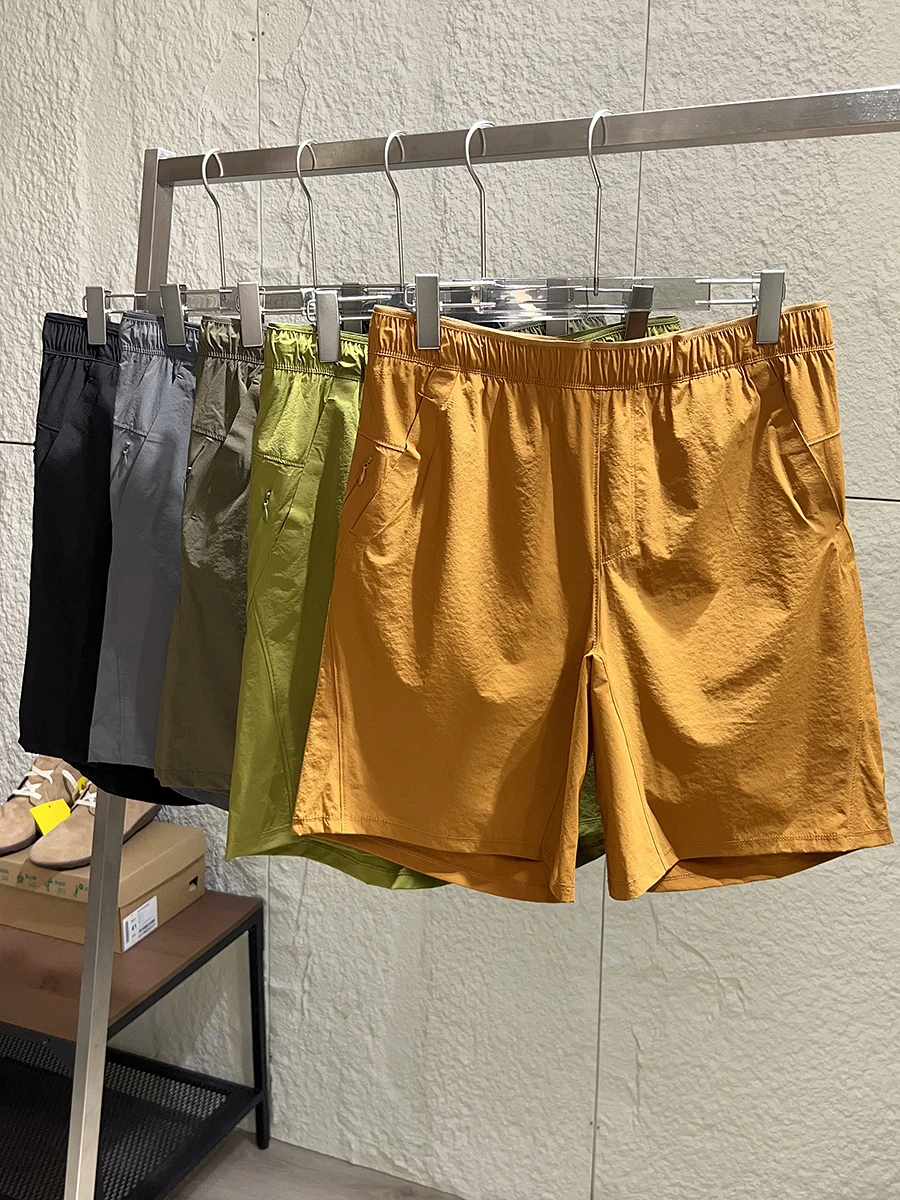 

Men's Outdoor Sports Shorts Quick Dry Tech Fabric Summer High Elasticity Bird Flying Series Straight Leg mid Waist Casual Pants