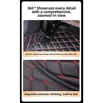 適用於BMW X6 E71 2008-2014 F16 G06 X7 G07 6人座/7人座車型的客製化汽車腳踏墊,內裝細部配件 10 最佳銷售 BMWX6 E71後座 - №6