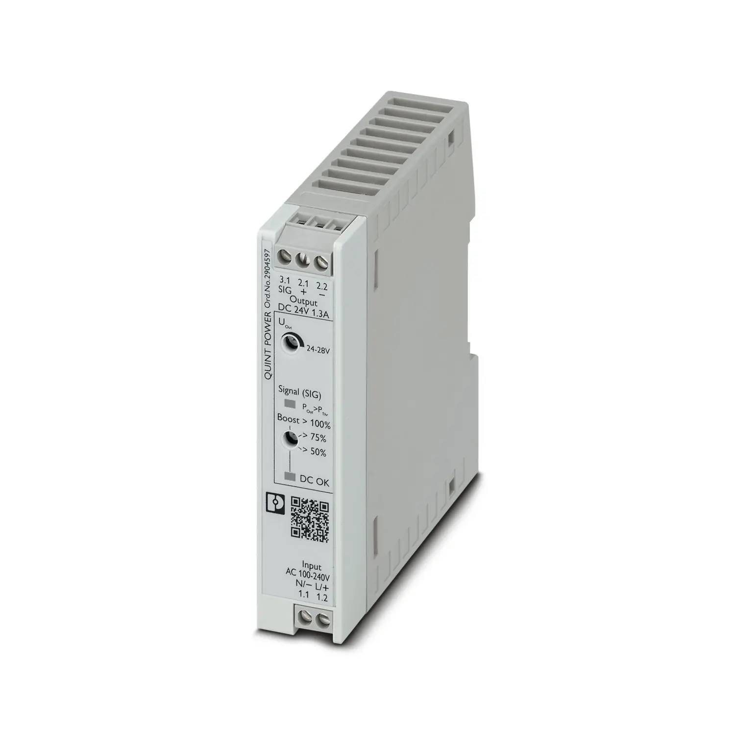 2904597 QUINT4-PS/1AC/24DC/1.3/SC Power supply unit