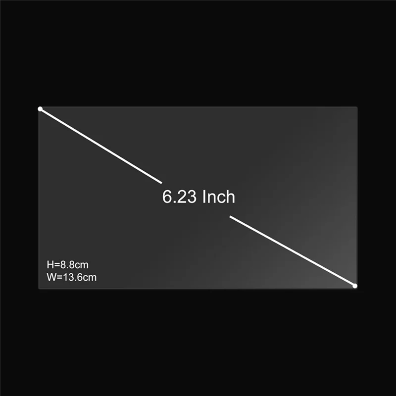 PORK-7PCS واقي شاشة 6.23 بوصة لأي كيوبك-فوتون مونو 4K، صلابة 9H، مادة PET، وضوح عالي، وسطح لامع