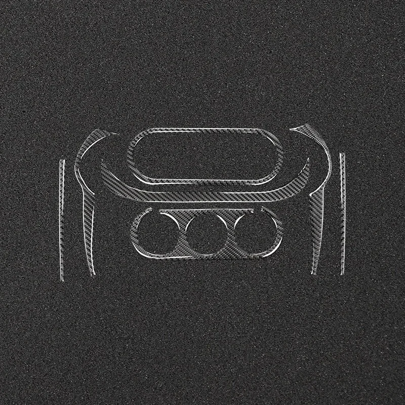 

For Mitsubishi Lancer ES DE GTS 2008-2015 Carbon Car Control Console Accent Button Frame Sticker Cover Trim Car Accessories