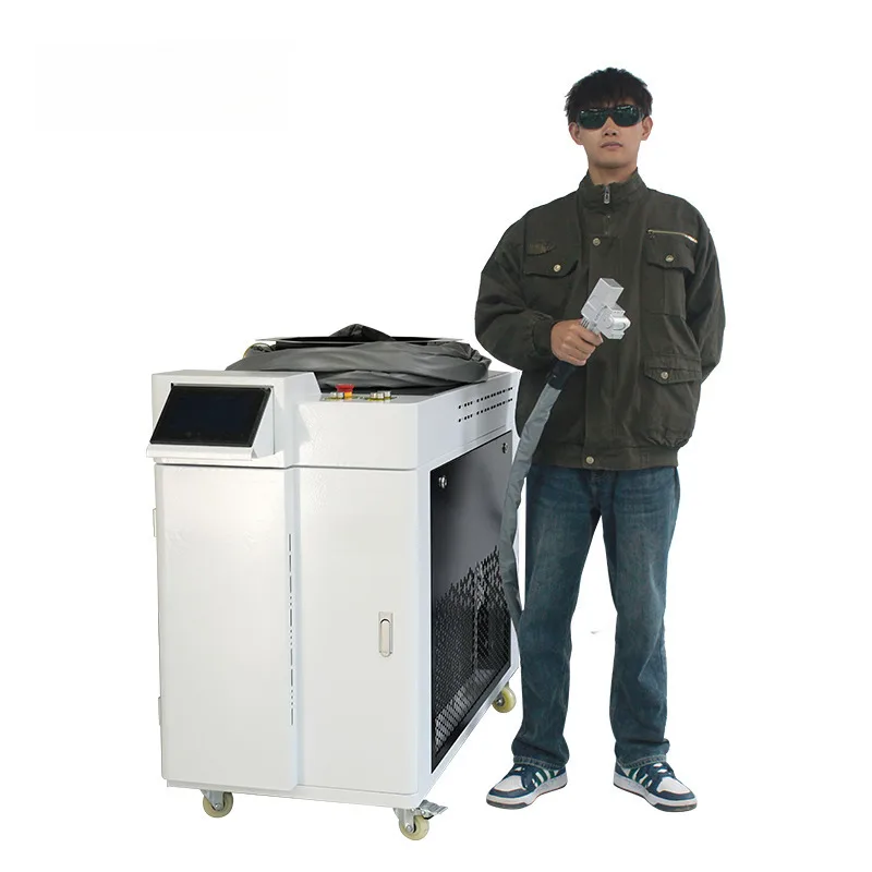 

Handheld Pulsed Laser Removal Cleaning Rust Paint Remover Cleaner Machine 1