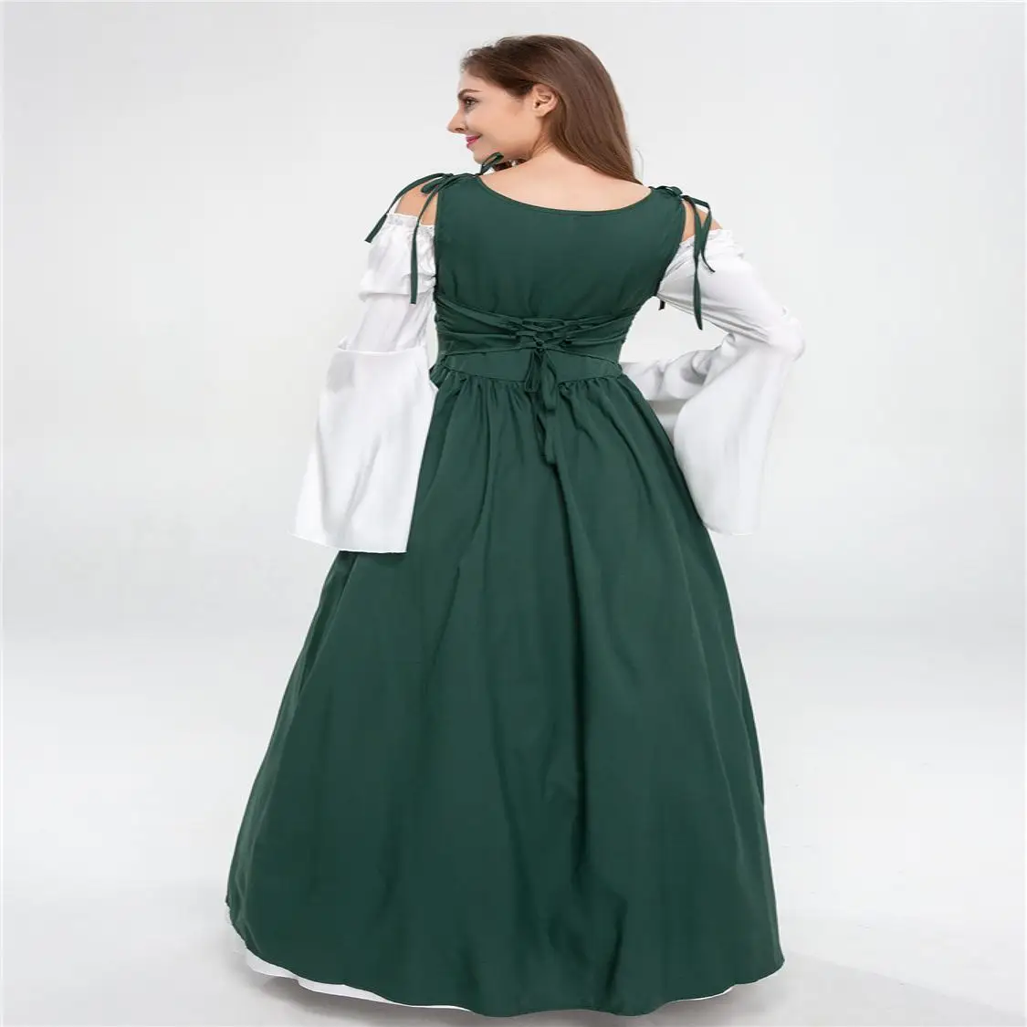 Halloween Koningin Godd Hof Prins Vintage Europese Sle Prestaties Kostuum Toneelstuk Outfit Dames Etnische Faion