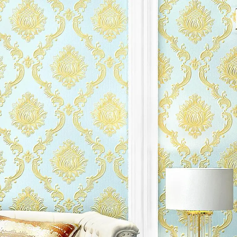 Imagem -05 - Relevo Damasco Papel de Parede Cor Sólida Simples Damasco Textura para o Quarto Sala Estar tv Fundo Decoração Branco em