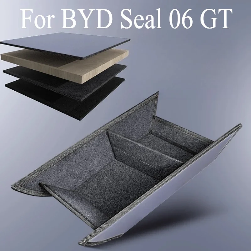 For BYD Seal 06 GT Height Increase Under Central Control Armrest Storage Box Separation Layer Storage Box Auto Supplies