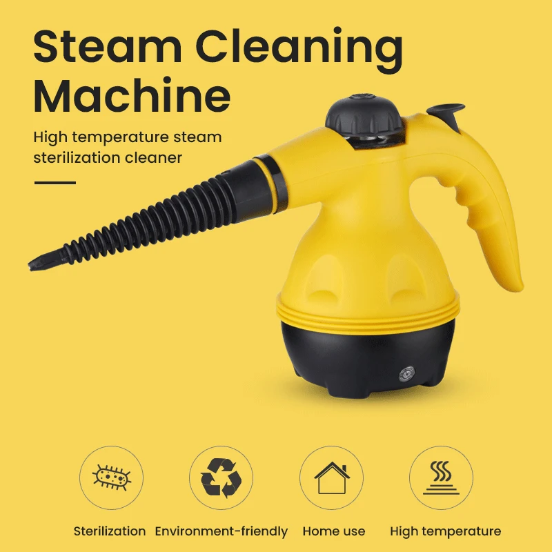 High Temperature High Pressure Steam Cleaner 1000W 220V Electric Steaming Cleaner Air Conditioner Kitchen Hood Cleaning Machine