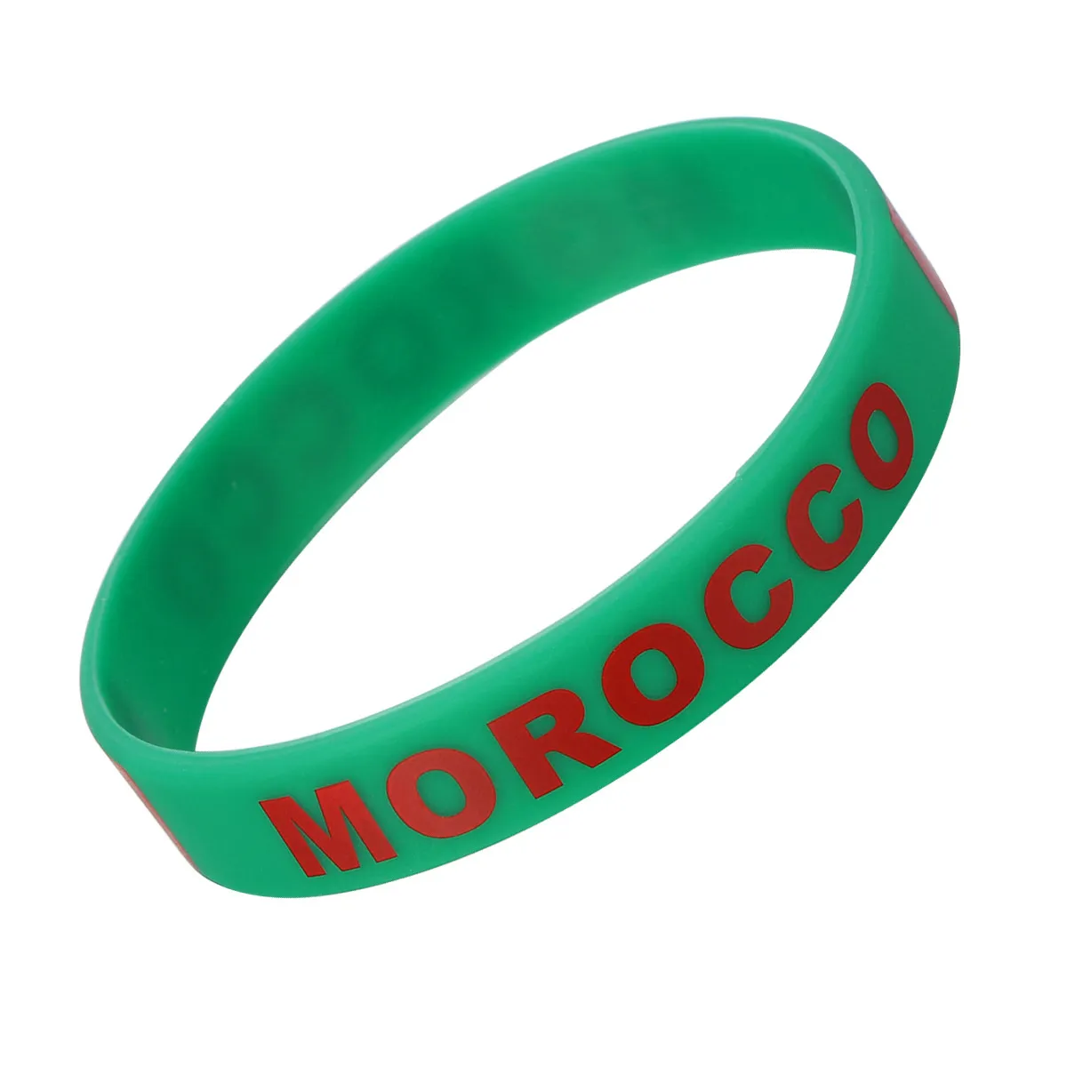 6Pcs Silicone Country Wristbands Sports Fans Bracelet Soft Comfortable Football International Match Cheering Bands