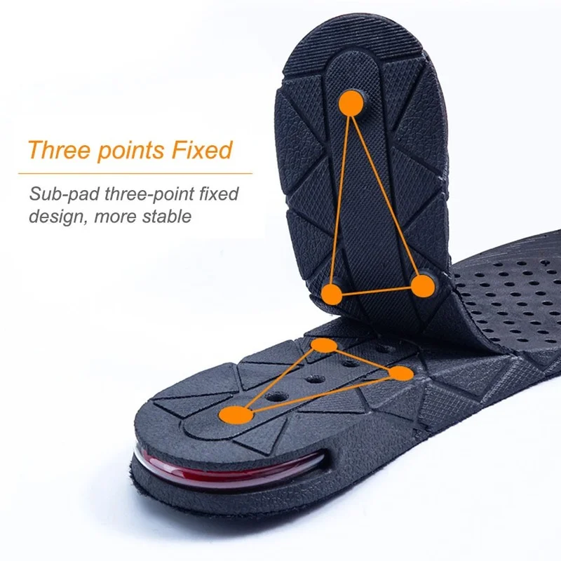 Adjustable Cut Shoe Heel Insert Taller 1.5-4.5cm Height Women Men Unisex Quality Foot Pads Increase Insole Cushion Height Lift