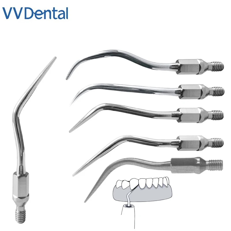 VVDental Dental Scaler Tips Compatible With KAVO AIR Scaling K1 K2 K3 K4 K5 K6 K7 CK1 Dental Ultrasound Tip Dabi Dentist Materia