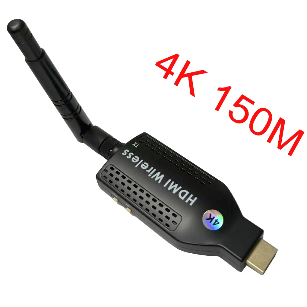 1080p 4K 150M HDMI Wireless Video Transmitter and Receiver Extender Screen Mirroring for DVD Cable Box Laptop PC To TV Projector