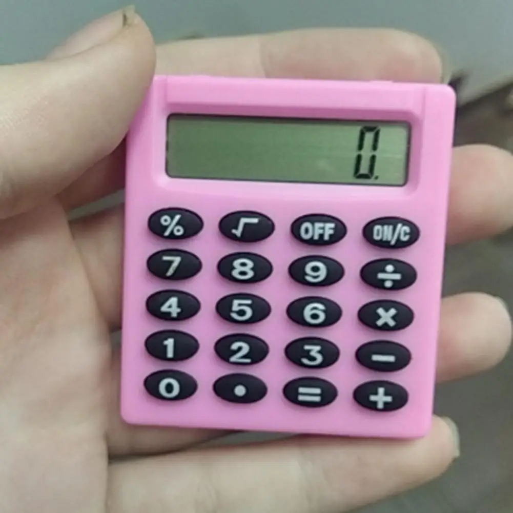 Useful  Mini Calculator Impact Resistant 8-Digit Display Student Calculator Durable Portable Student Calculator for Teacher