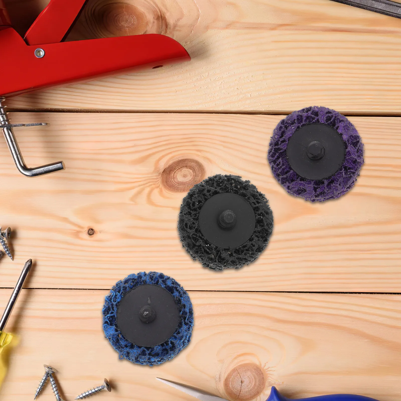 

50mm Torque Grinding Discs Set Durable Precision Black Blue Diamond Sanding Wheels Metal Wood Ceramic Angle Grinder Attachment