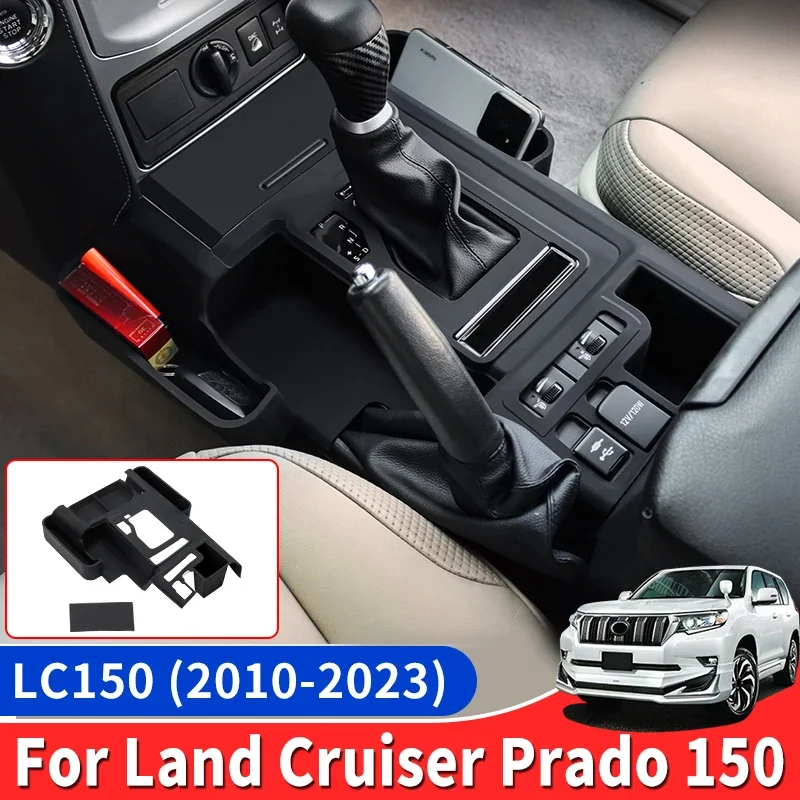 

Central Console Protective Cover For Toyota Prado 150 LC150 2011 2016 2010-2023 Interior car Accessories Decoration Black 1pcs