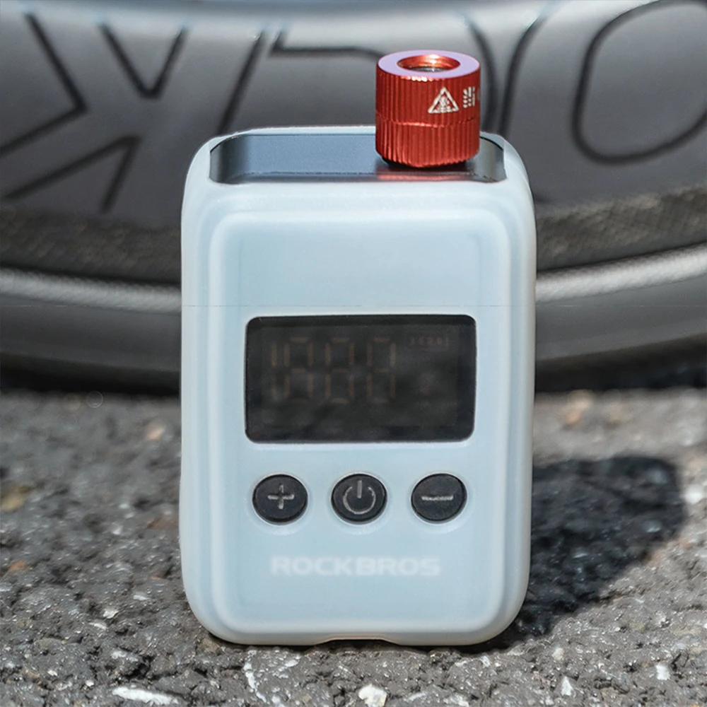 ROCKBROS 150 PSI Electric Mini Pump with Digital Display, MINI Quick Rechargeable Tire Inflator