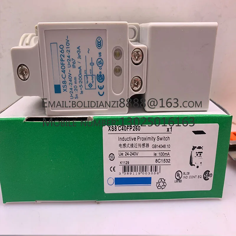 XS8C40FP260 Novo sensor de interruptor de proximidade