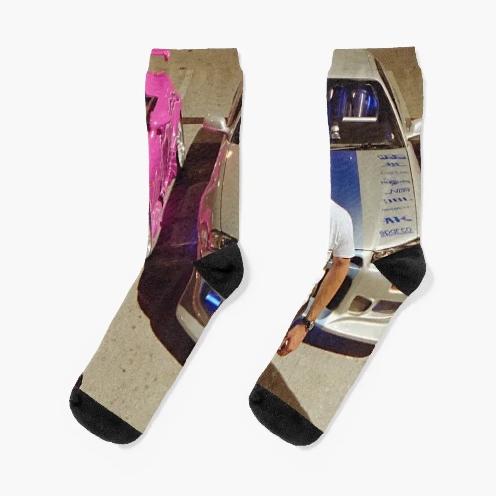 

Brian and Suki- 2 Fast 2 Furious Socks Sports fashionable hip hop sports and leisure Boy Child Socks Women's