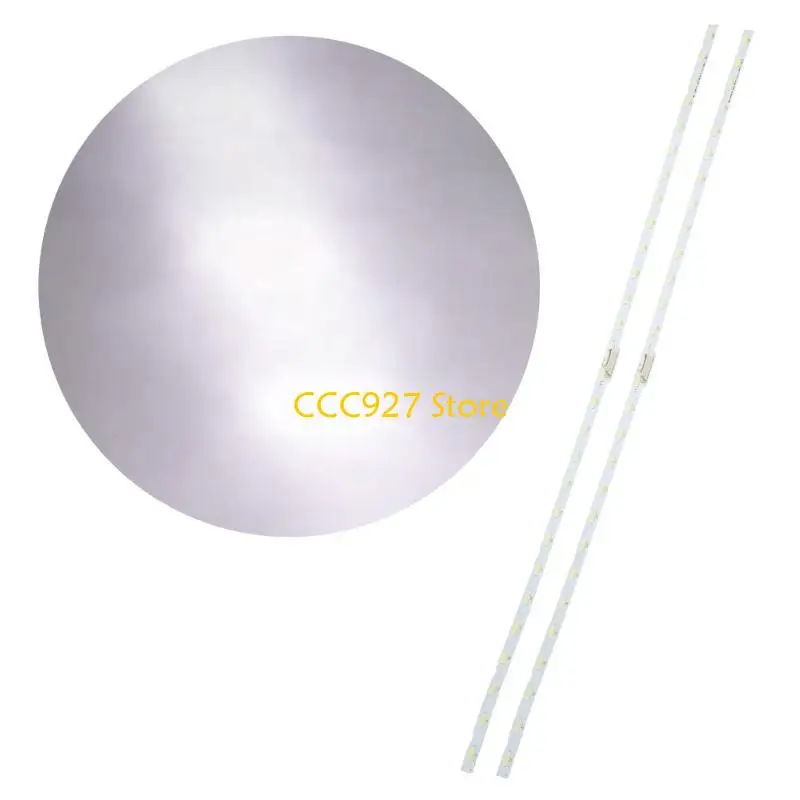 B03F 2PCS شريط الإضاءة الخلفية LED لـ UA43NU7100 UE43RU7400 UE43NU7092 Light Strip V8N1-430SM0-R0 أشرطة LED