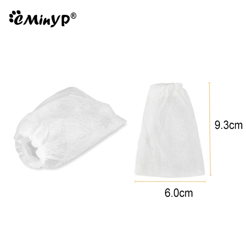 5Pcs Aquarium Siphon Filter Bags Fish Tank Electric Water Changer Gravel Cleaner Replaceable Mesh Bags Sand Washer Accessories