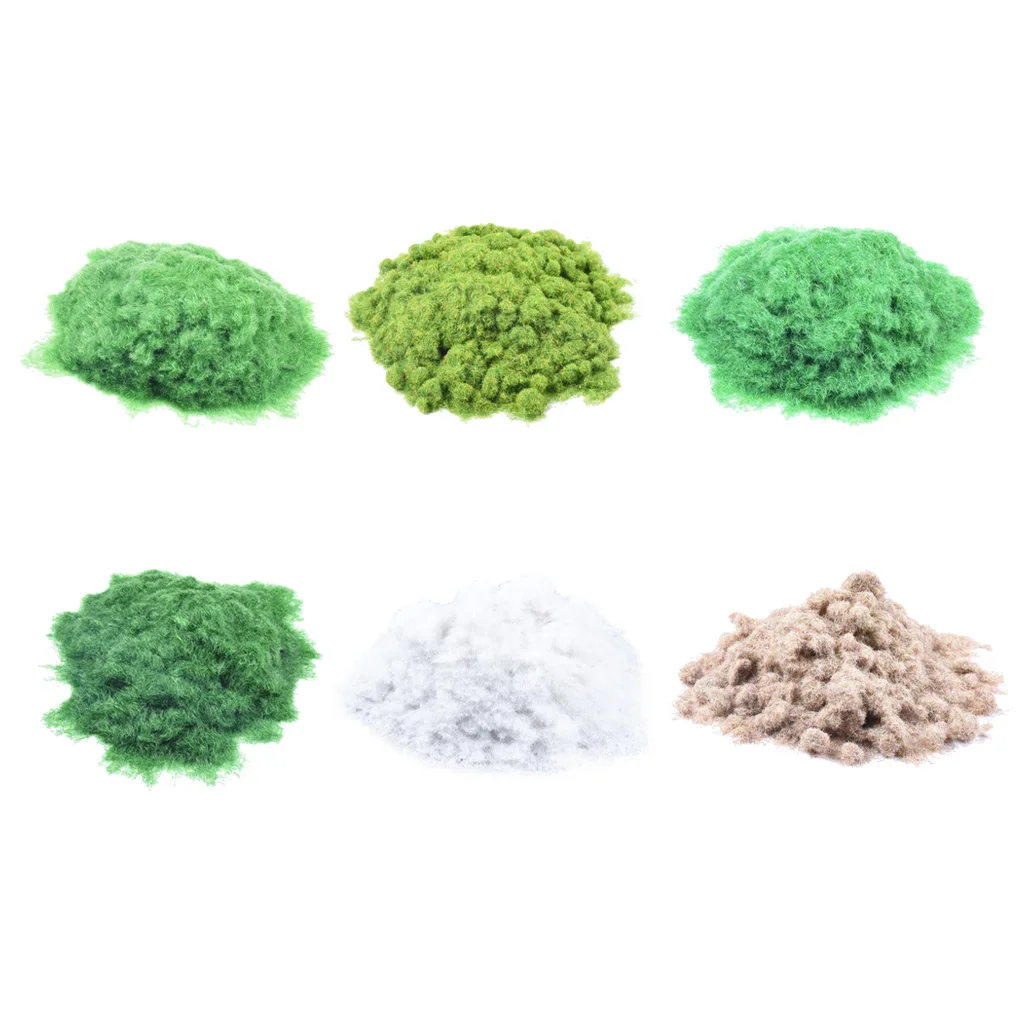 30 جرام من العشب الاصطناعي لتزيين المناظر الطبيعية الصغيرة وإكسسوارات المنزل والحديقة مواد نموذجية للبناء