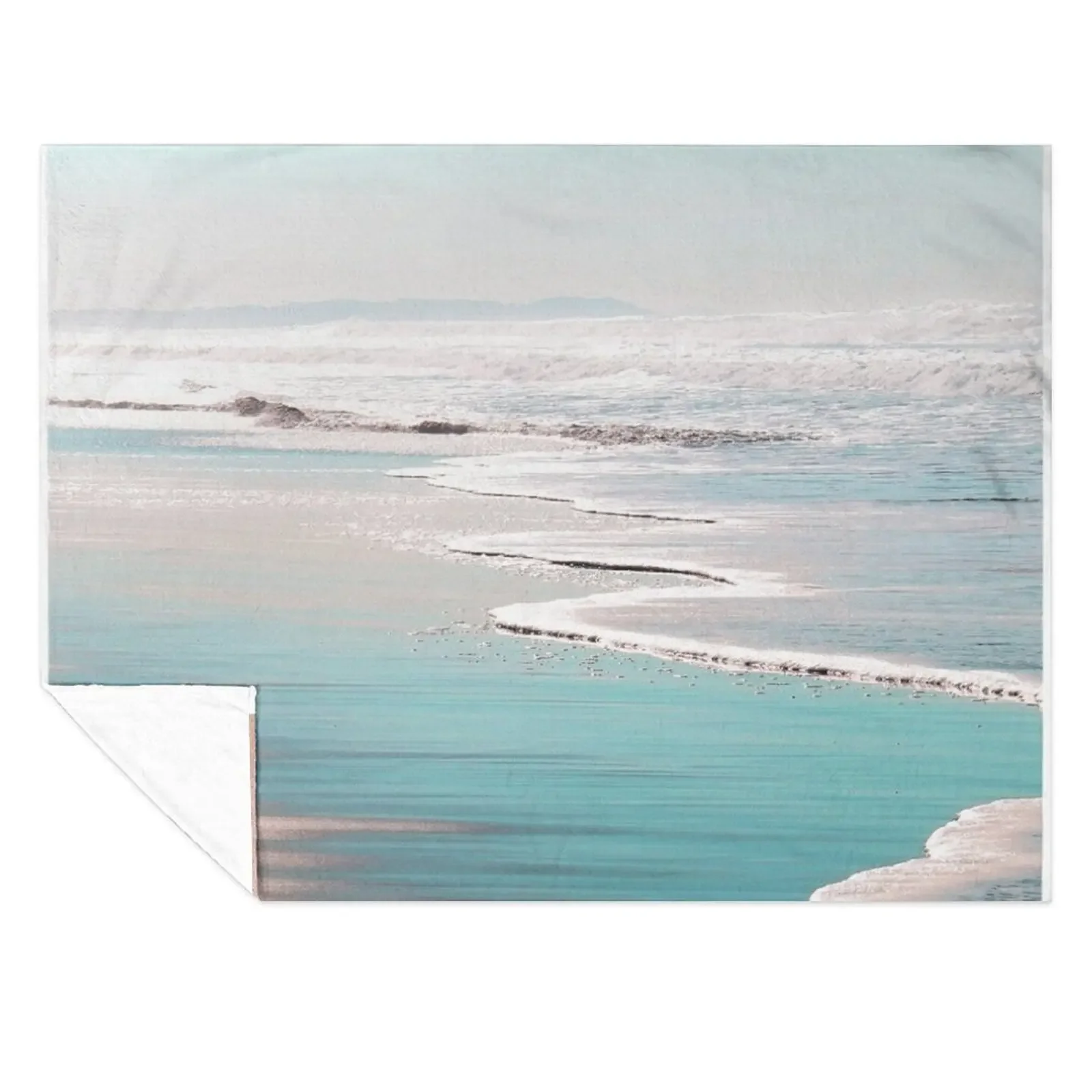 

THE BEACH Throw Blanket Blankets For Baby Sleeping Bag Plaid Multi-Purpose Blankets