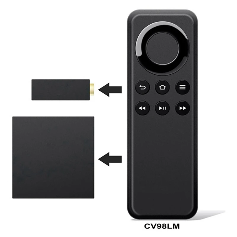Mando a distancia de repuesto CV98LM de 3 piezas para Amazon Fire TV Stick
