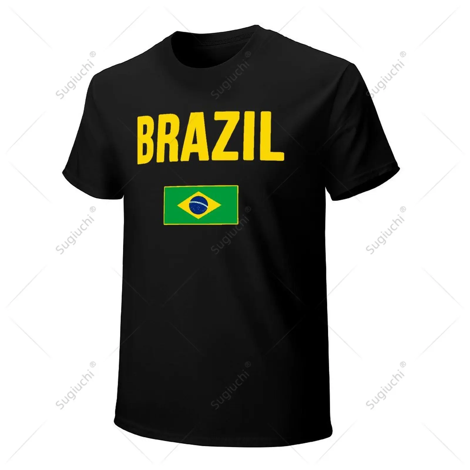 للجنسين الرجال البرازيل العلم البرازيلي البرازيل Bandera Bandeira التي شيرت تيز تي شيرت النساء الفتيان 100% القطن تي شيرت
