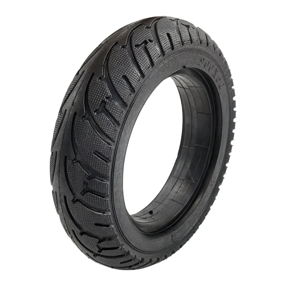 200x50 Tire Anti Burst No Inflation Thickened Rubber Wheel For Electric Scooter Outdoor Sports Parts Accessories