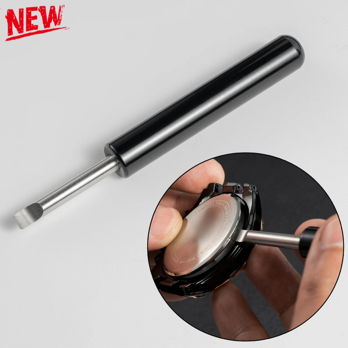 1Pcs Metall Reparatur Werkzeug Hebeln Werkzeug Neue Presse Batterie Ändern Zurück Fall Remover Remover Schraube Für Uhrmacher Uhr Zurück fall Opener