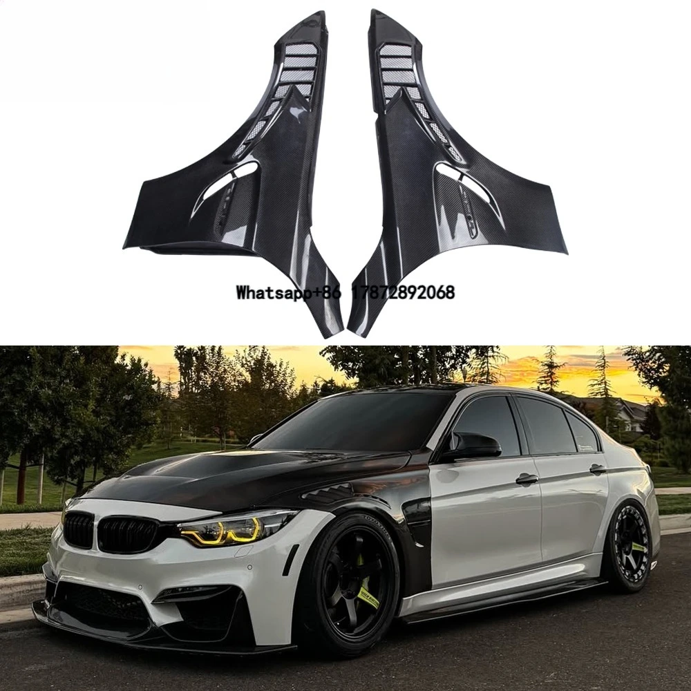 

For M3 F80 Carbon Fiber Fender Tuyere Ventilated Front Side Panel Front Bumper Side Mudguard Body Kit