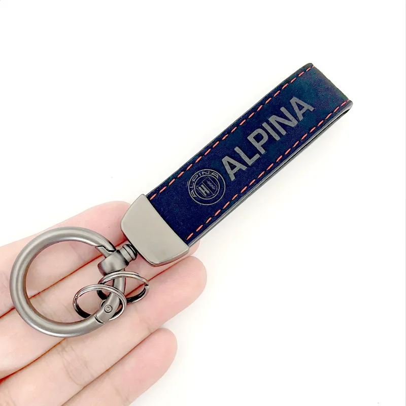 

Замшевый кожаный автомобильный брелок для ключей для BMW Alpina E46 E90 E60 E39 E36 F30 F10 F20 Брелок для ключей Аксессуары для стайлинга автомобилей