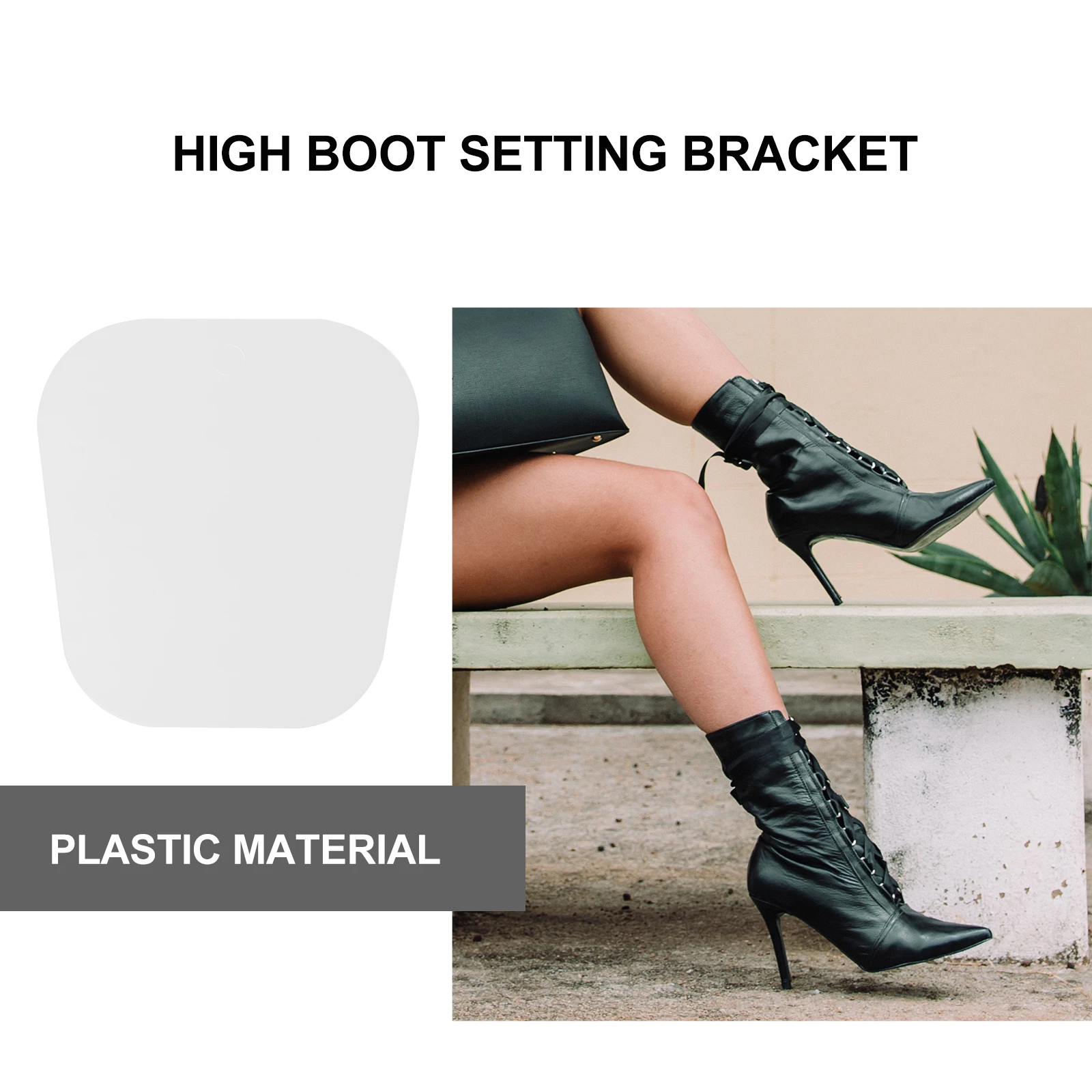 

20 Inch Transparent Long Boots Brace Shaper for Thigh High Plastic Bracket Keeps Shape Reusable 56cm Foot Care Tool Boot Support