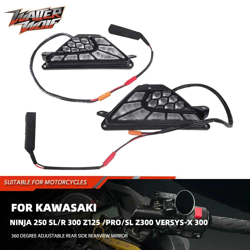 

Для Kawasaki Ninja 250 300 400 500 650 EX250 EX300 EX400 EX500 EX650 ZX6R ZX636 ER-6F EX650 Резистор переднего светодиодного указателя поворота