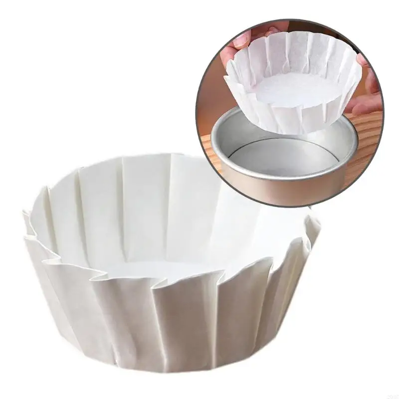 203C Giấy chống dầu bọc Basques Bánh giấy Đồ dùng làm bánh cho Basques