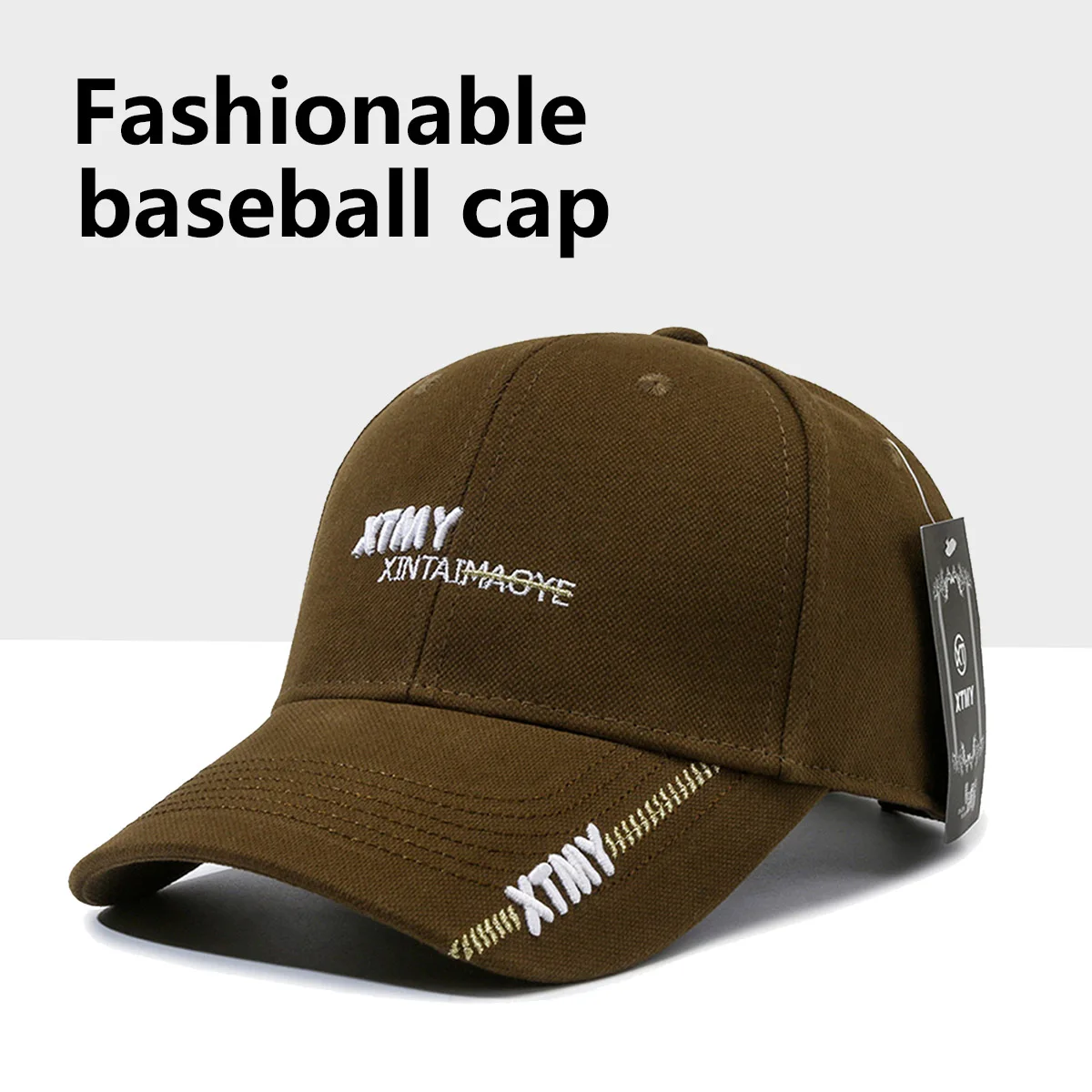 Four Seasons Men's Baseball Cap Casual Wash Embroidered Cap Curved Brim Bowler Sun Hat Official Website