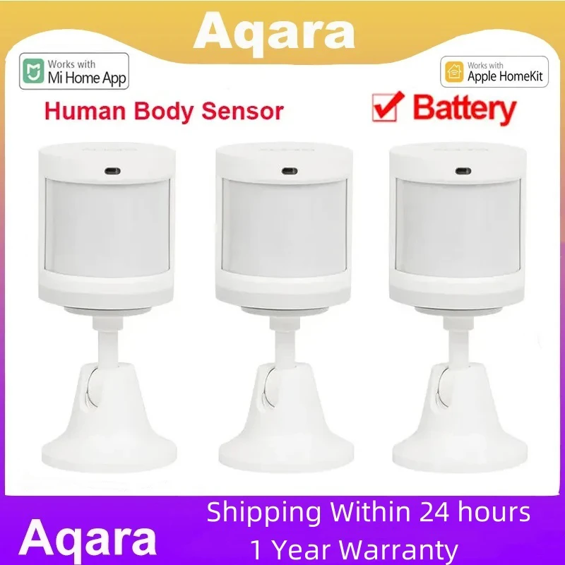 Aqara Human Body Sensor Smart body Movement Motion Sensor Wireless ZigBee Connection works with Gateway hub Mi home