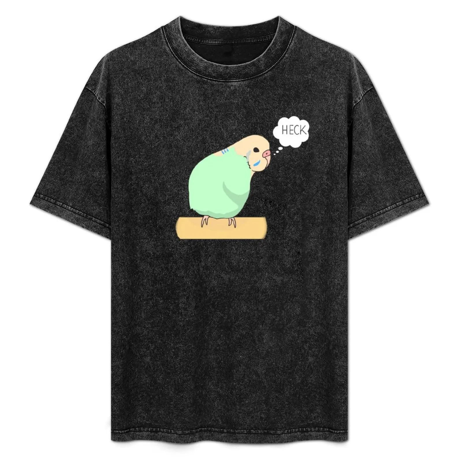 Heckin Bamboozled Birb / Budgie T-Shirt summer top cotton graphic tees sweat shirts, men