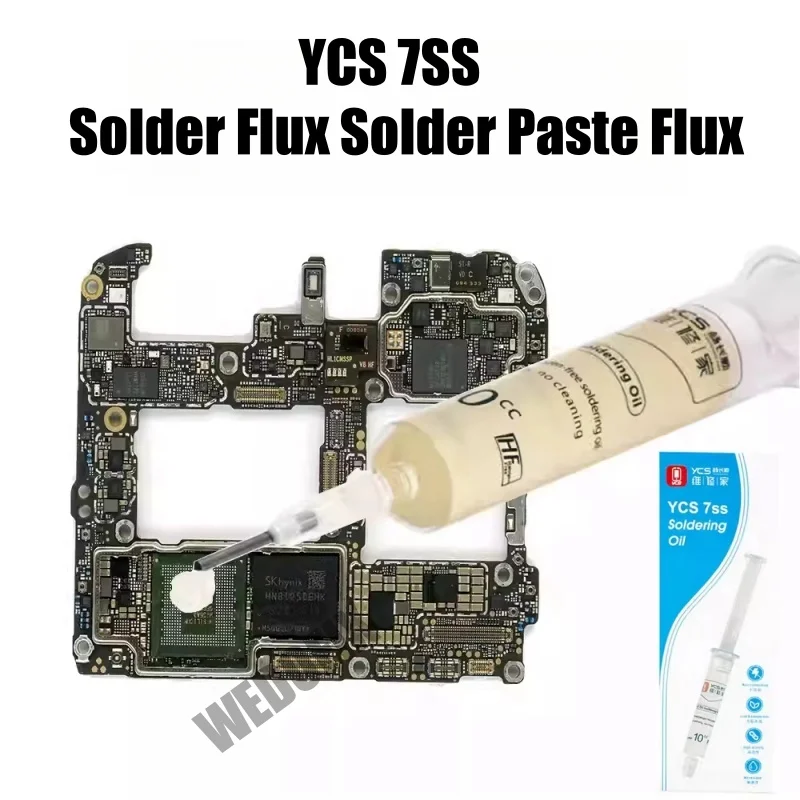 

YCS Repair Home 7SS BGA Solder Flux Halogen-Free Lead-Free for Phone Repair Micro Soldering Work
