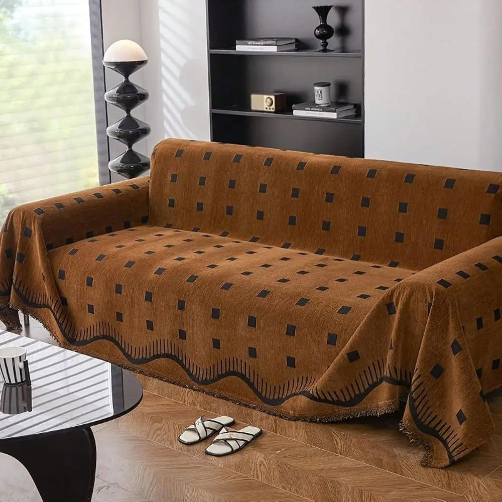 AntiSlip Soft PetFriendly Sofa Cover Dog Chenille MultiUse Protector Cover Washable Khaki, 91134