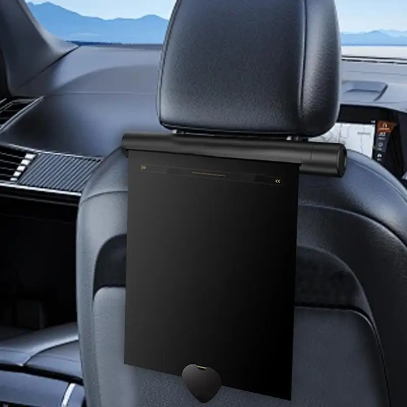Portable Car Back Seat Trash Container Phone Mount Roller Type Trash Bag With Phone Holder Car Interior Accessories view 2