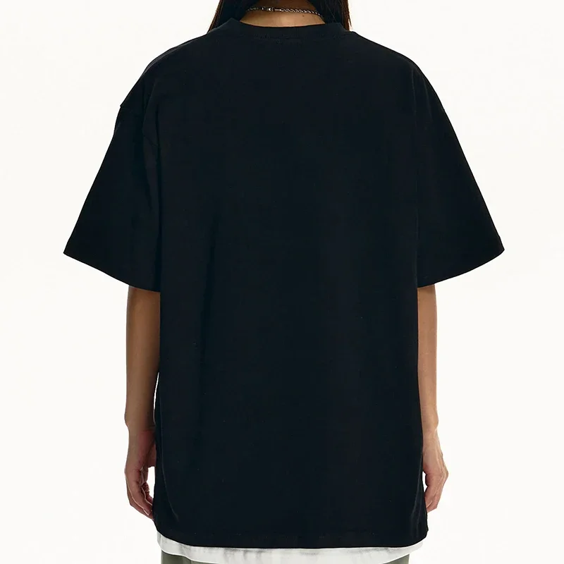 الحب لا يفشل أبدًا التصميم الأصلي زوجين تي شيرت المرأة القطن فضفاض الهيب هوب نمط بلايز المرأة شارع العليا تي شيرت الجولة الرقبة تيز #2