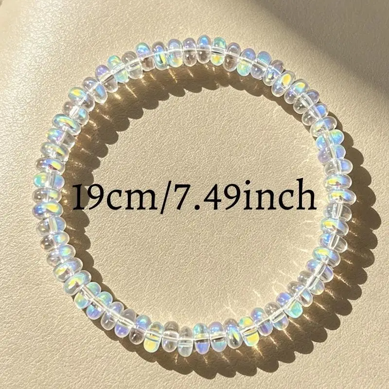 1 Piece Pack Beaded Bracelet, Fresh Dreamy Style, Suitable For Daily Layering / Healing Accessory / Birthday Gift