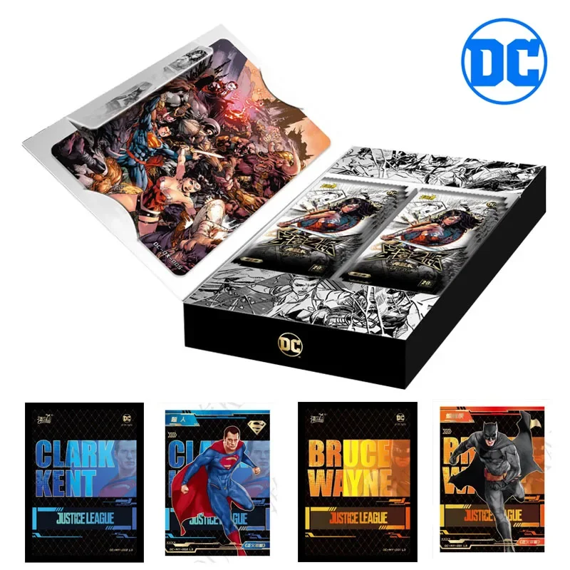 

DC Super Hero Character Collection Cards Booster Box Wonder Woman Superman Rare Exquisite Peripheral Card Kids Birthday Gifts