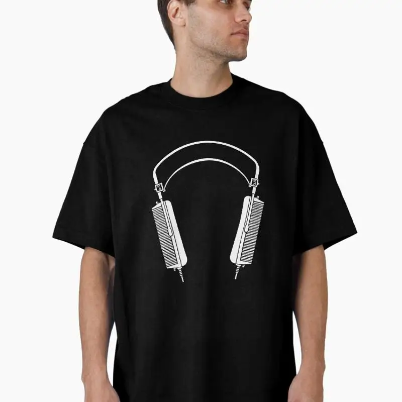 Stax Lambda Headphones Only White Oversized T-Shirt