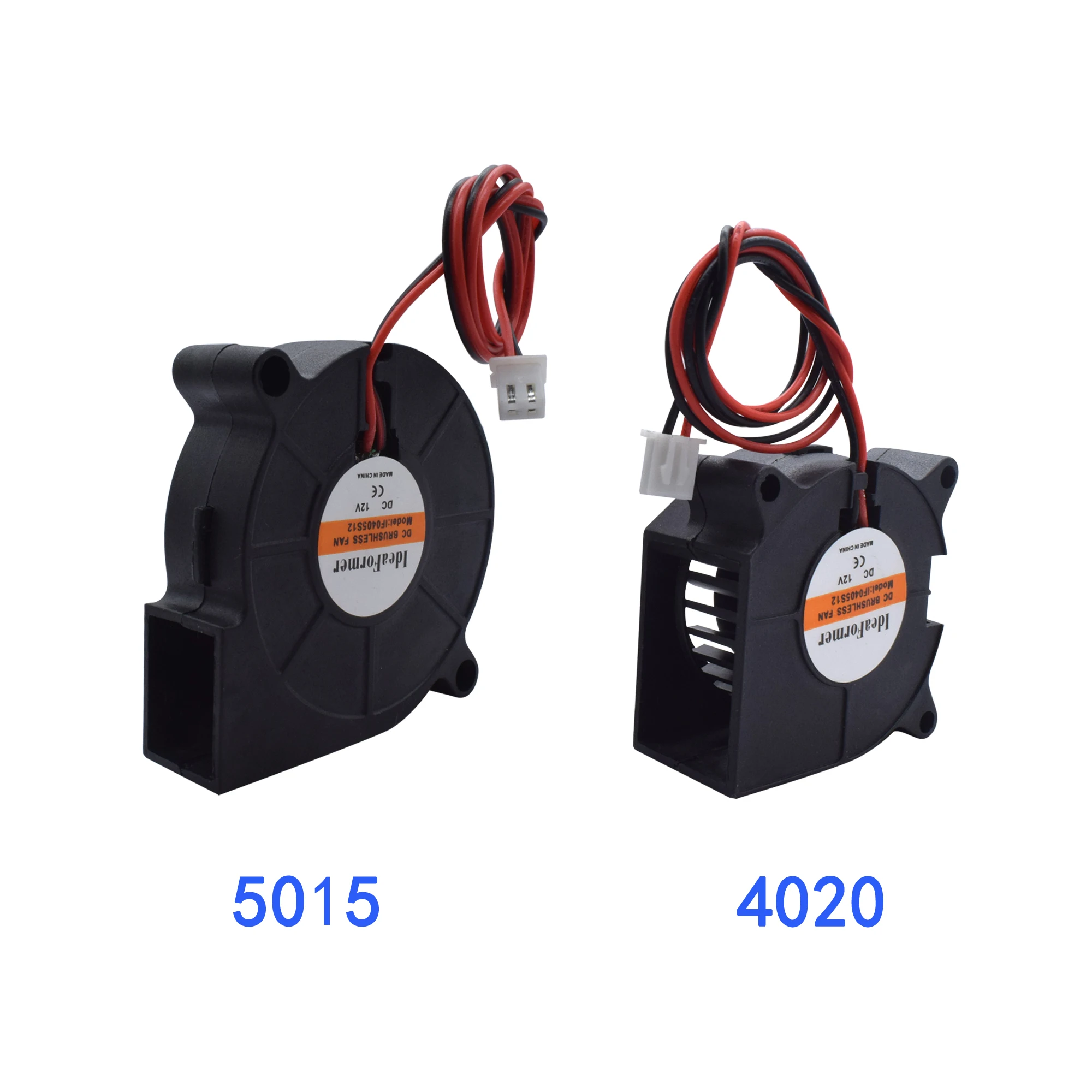 Części do drukarki 3D Reprap, wentylator chłodzący 2-pinowy Dupont 50x50x15mm/40x40x20mm, wentylator dmuchawczy 12V/24V, podgrzewana podkładka, chłodzenie do druku filamentem.