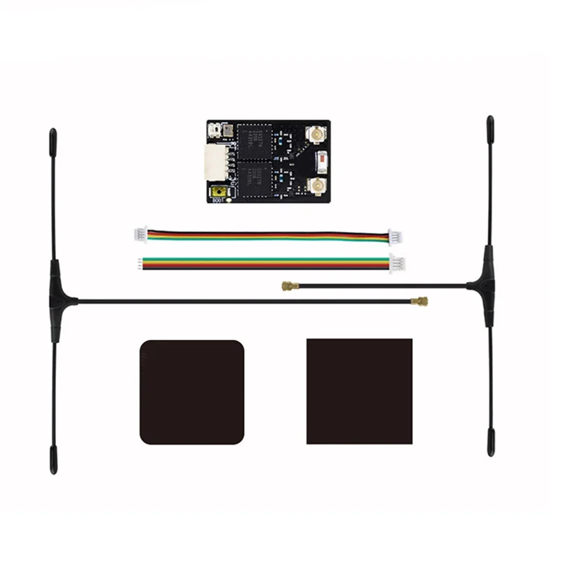 -FDDT ELRS GEMINI RX Dual Receiver 915Ghz 150Mm & 90Mm Antennas Forenhanced RC FPV Drone Racing Performance