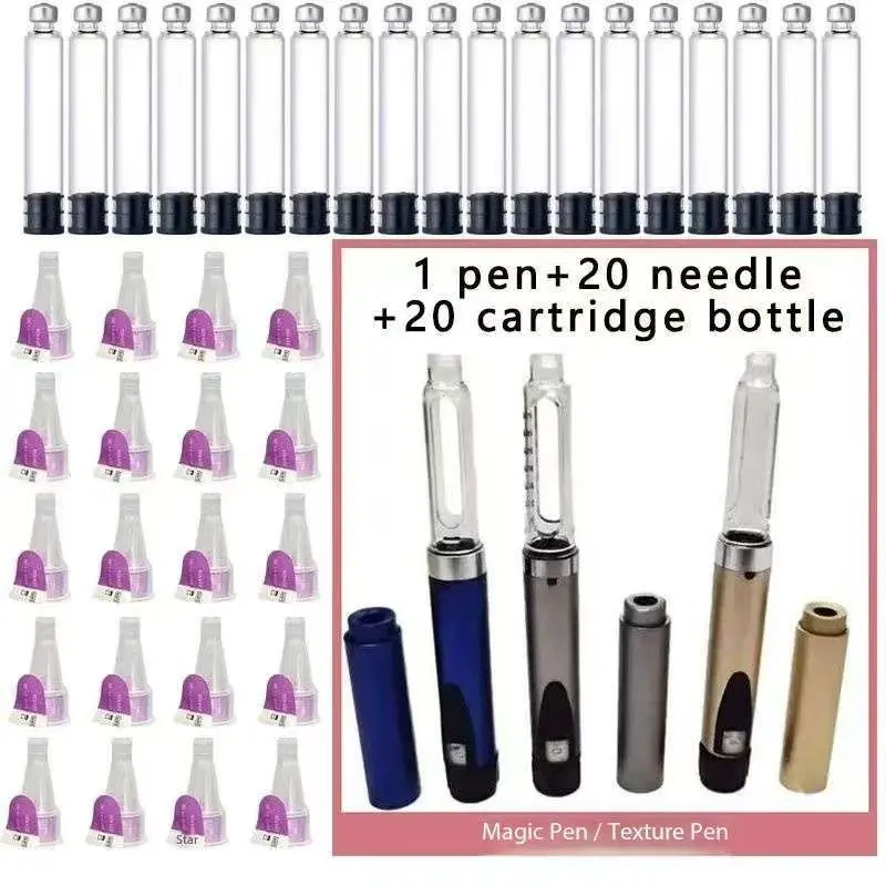 Magic Pen Tattoo Pen Kit 3ml Empty Cassette Bottle Cartridges Individual Packaged Aesthetics Compatible with Lilly Insulin Pen